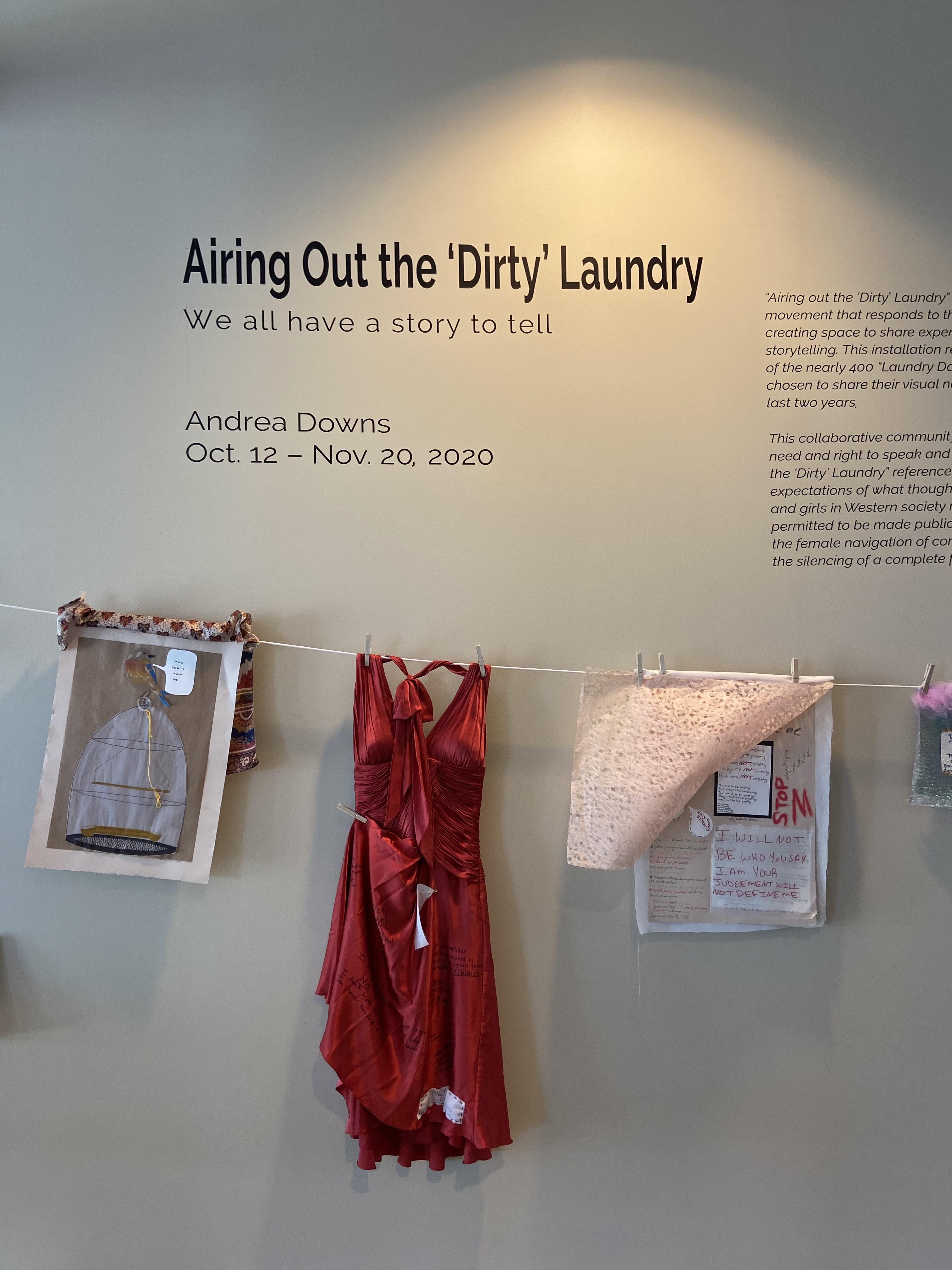 Airing out the Dirty Laundry, an art movement