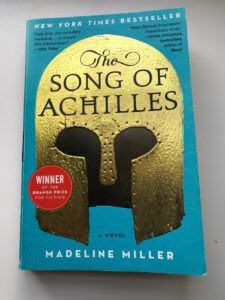 A photograph of the book Song of Achilles