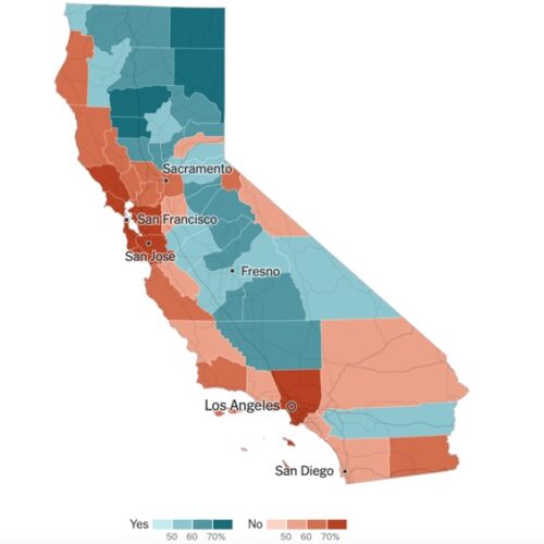 California recall election ends in victory