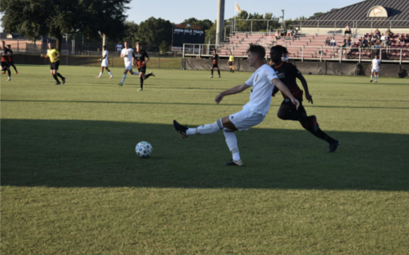 Men’s soccer earns first win at home