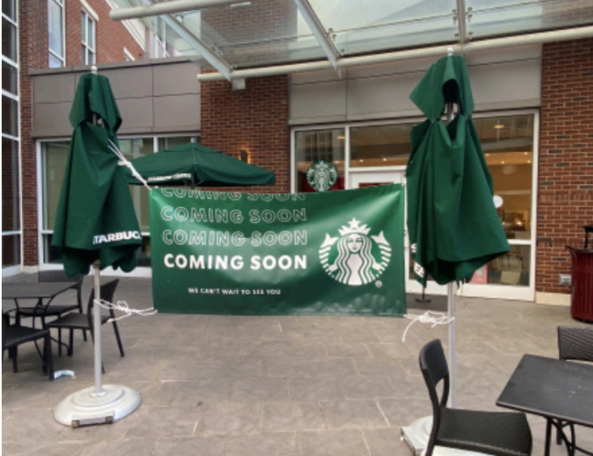New and improved Starbucks on campus