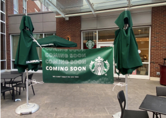 New and improved Starbucks on campus