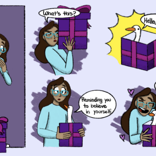 Comic: An unexpected arrival