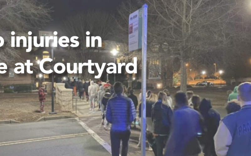 No injuries in fire at Courtyard