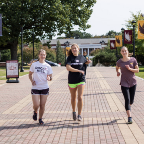 Winthrop Team FTK and running club partner for 5K