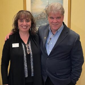 Two professors in the political science department, Jennifer Disney and Michael Lipscomb, were brought together by working at Winthrop University.
