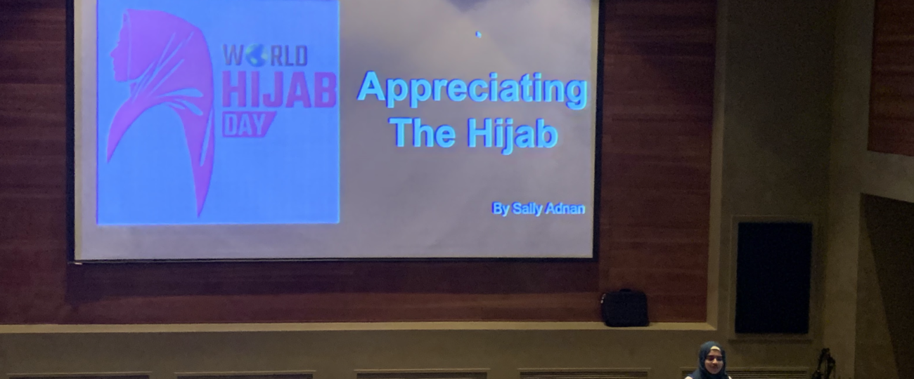'Why We Wear Crowns,' Celebrating World Hijab Day Present Sally Adnan as the speaker of "Appreciating The Hijab" Picture Credit: Zoe Jenkins