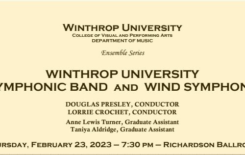 Wind symphony and symphonic band present a new series