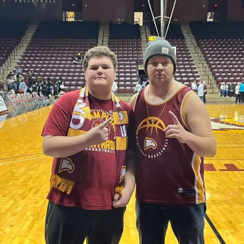 Best friends Josh and Alex are the heart of Winthrop’s student section